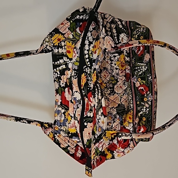 VERA BRADLEY Floral Poppy Field Quilted Emma Shoulder Bag - Picture 7 of 11